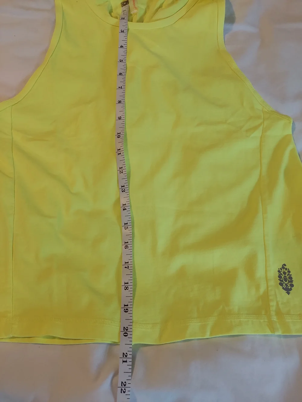 FP Movement by Free People Neon Yellow Performance Run About Tank - S - Picture 7 of 8